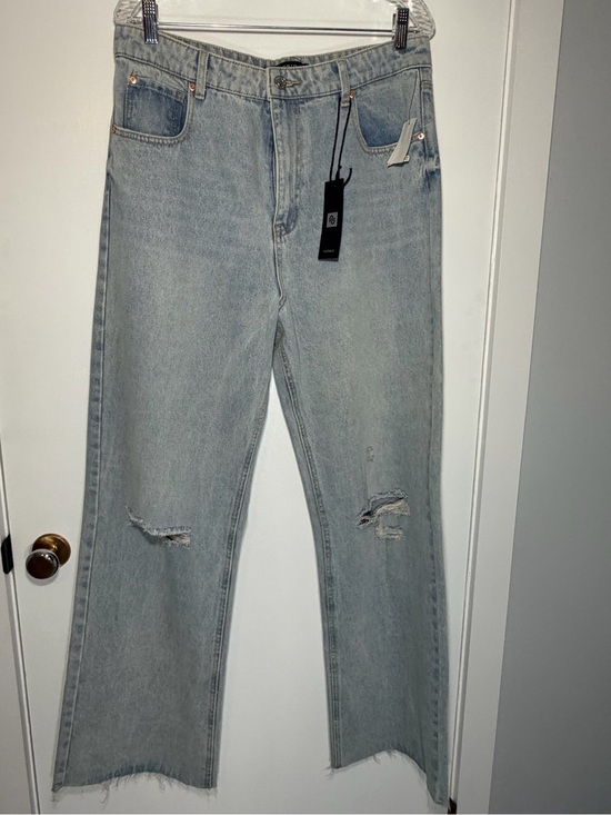 Numero Denim - NWT: NUMERO Light Blue Distressed Straight-Leg Jeans Size 32 Waist